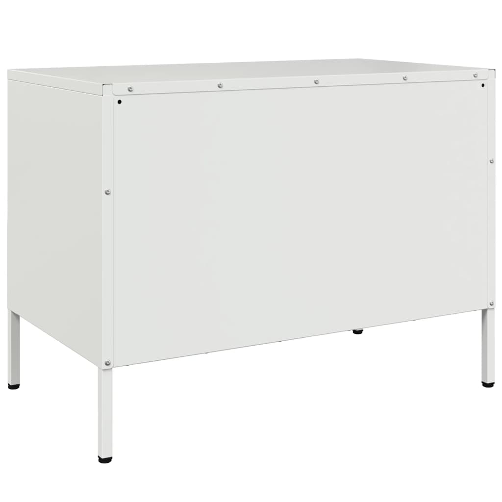 Stolik pod tv 68x39x50,5 cm stal - biały, 1 - number 8.
