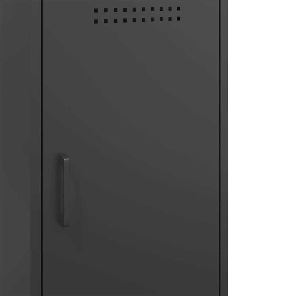 Skap 36x39x79 cm stål sort - number 12.