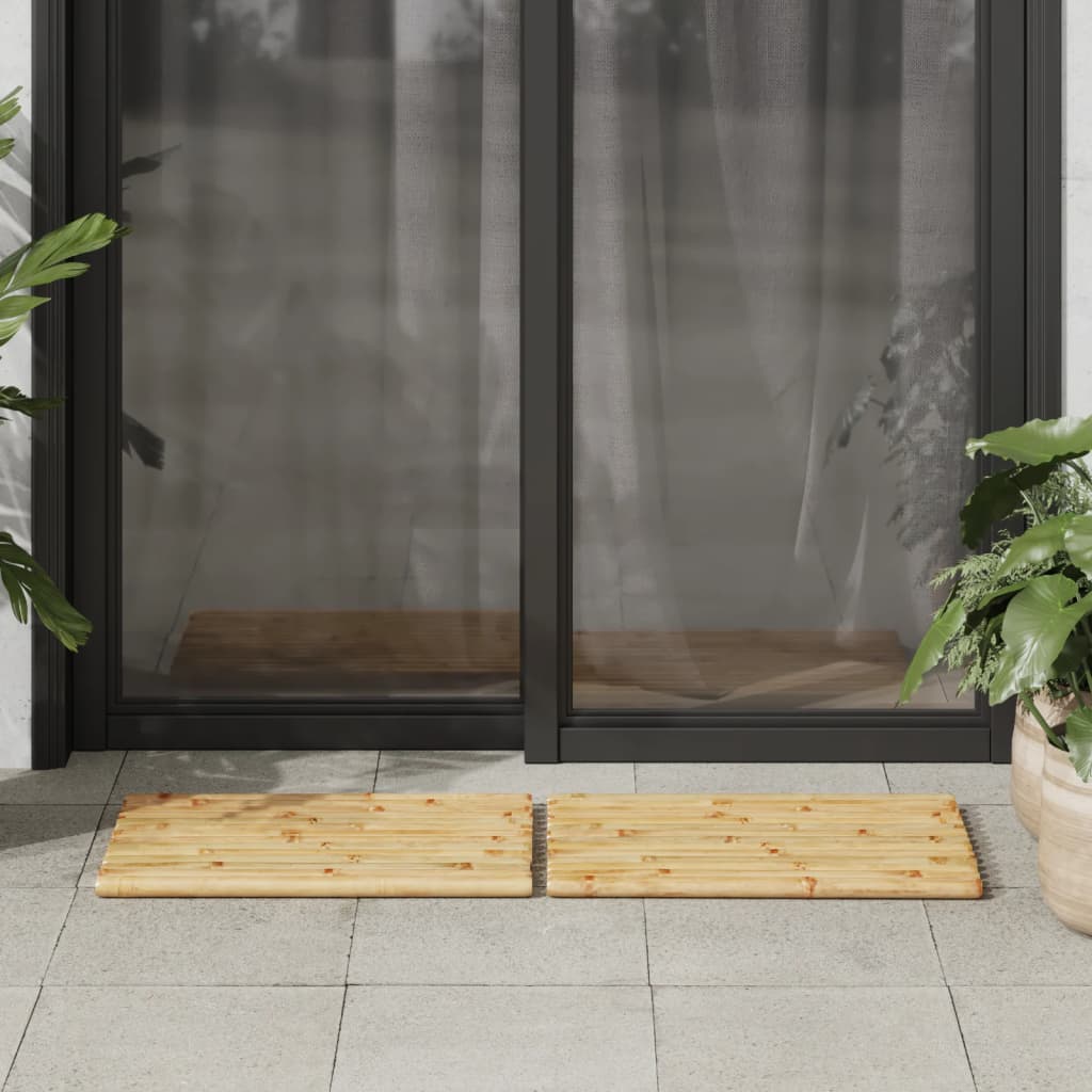 Bademåtter 2 stk. bambus - 50 x 35 cm, 1 - number 4.