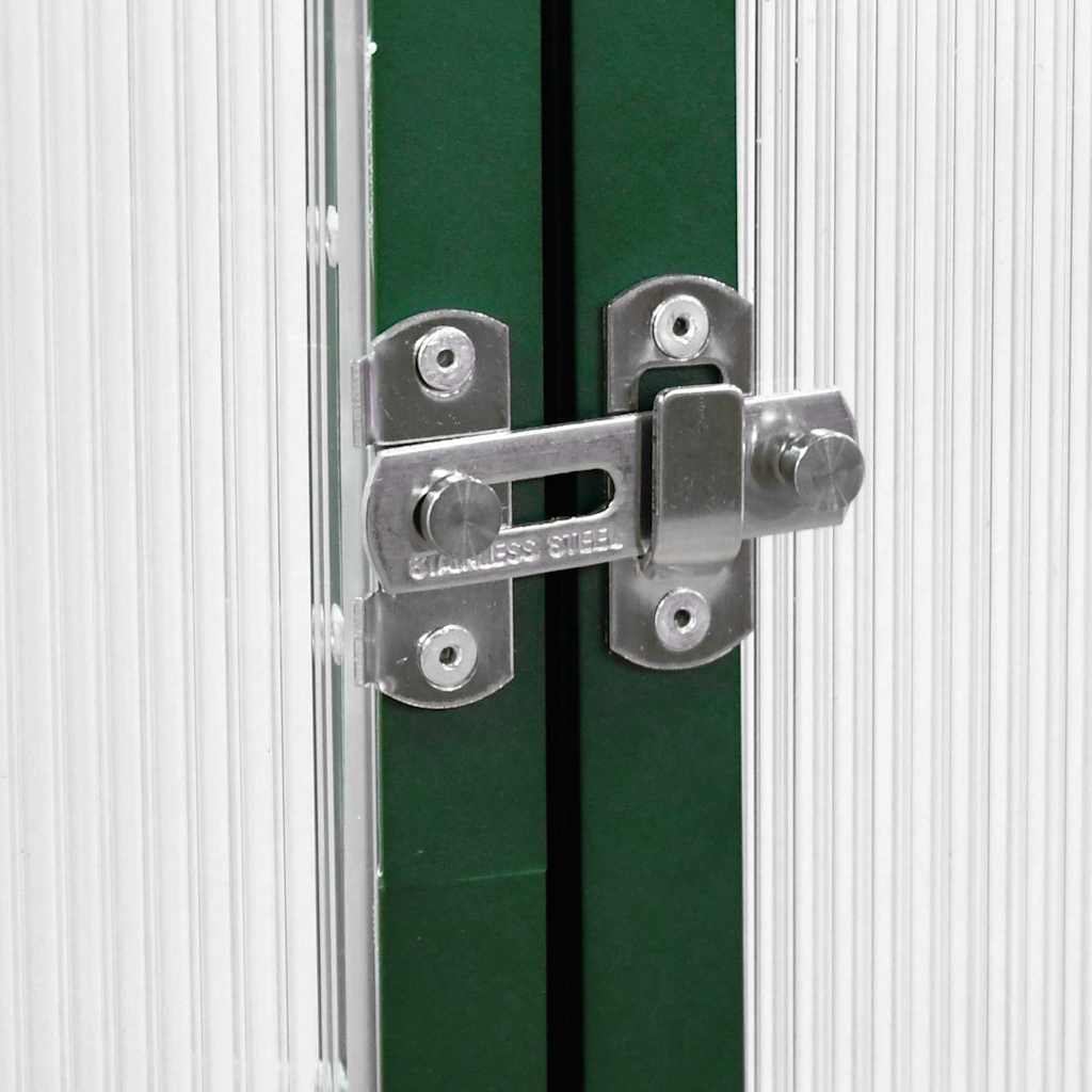 Staklenik s temeljnim okvirom aluminij - zeleni, 224 x 169 x 202 cm, 1 - number 7.