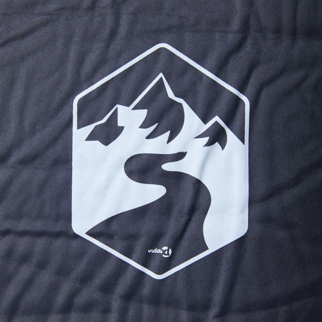 1-personers campingmadras med pude selvoppustelig - grå, 195 x 64 x 4.5 cm, 1 - number 3.
