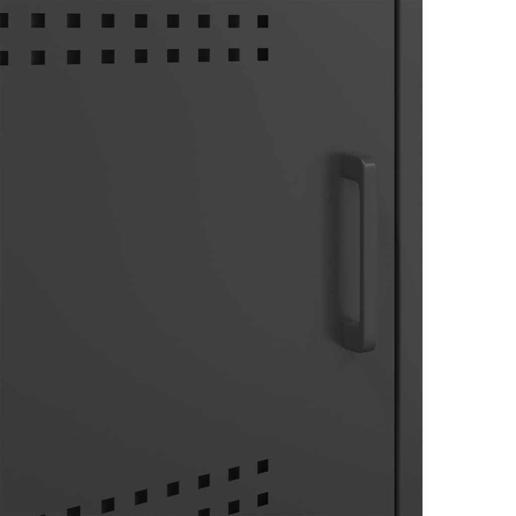 Sengebord 36x39x68 cm stål - sort, 1 - number 12.