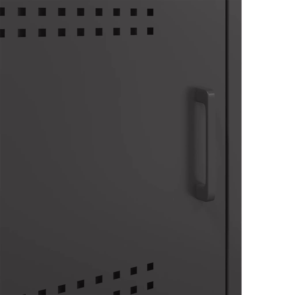 Sengeborde stk. 36x39x68 cm stål - sort, 2 - number 12.