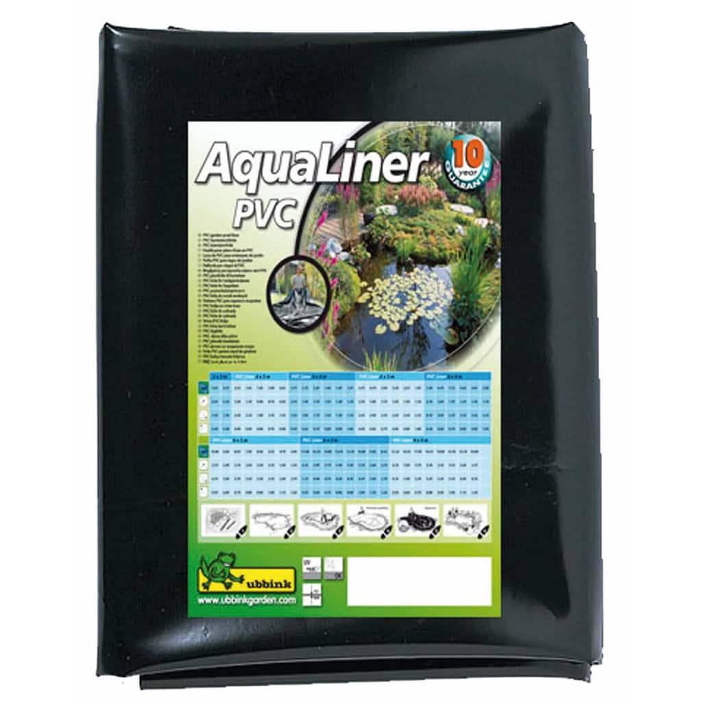 Ubbink aqualiner bassinfolie 6x7 m pvc sort - number 2.