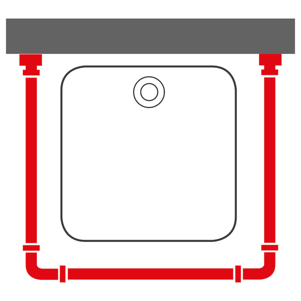 Tringle à rideau de douche combinée sealskin chromée - number 5.