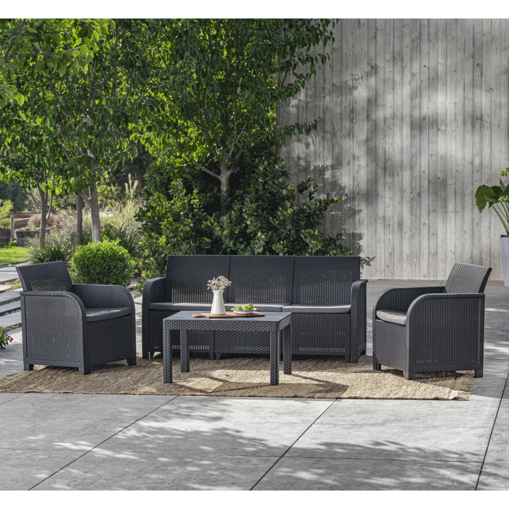 Keter vrtni stol rosalie grafite siva - number 4.