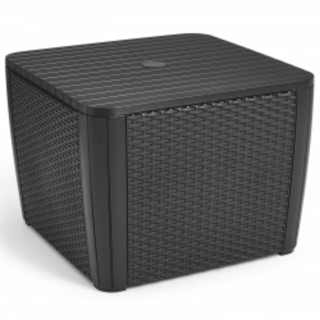 Keter vanjski stolić luzon plus s rupom za suncobran grafitno siva - number 2.