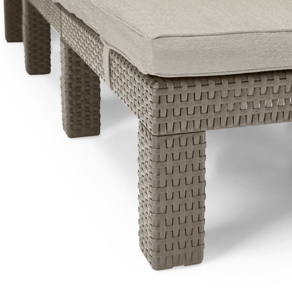 Keter ležaljka s jastukom daytona cappuccino boje - number 4.