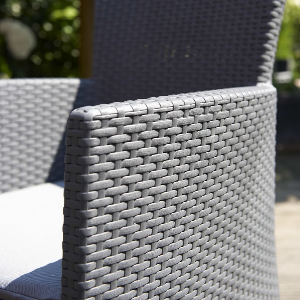 Keter vanjski blagovaonski stol stolica iowa 215526 - grafitno siva, 1 - number 5.