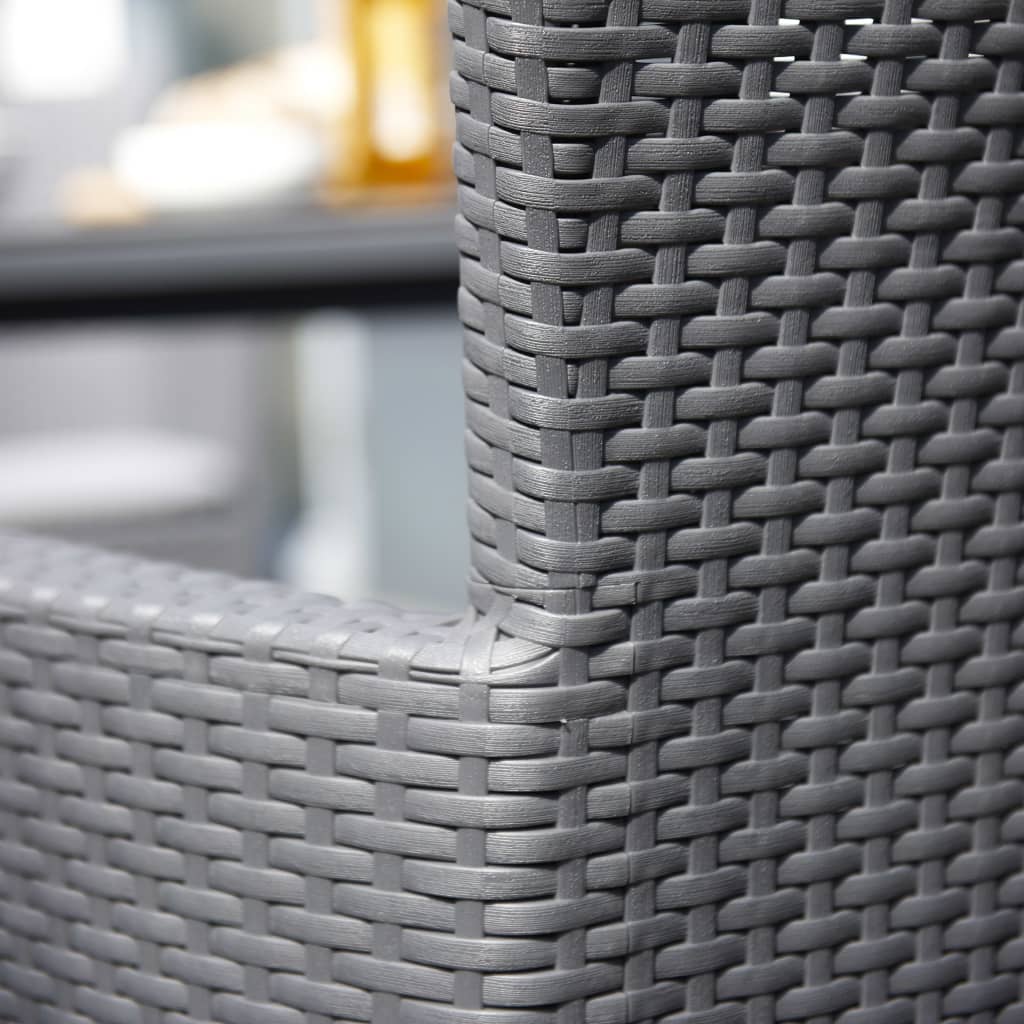 Keter vanjski blagovaonski stol stolica iowa 215526 - grafitno siva, 1 - number 7.