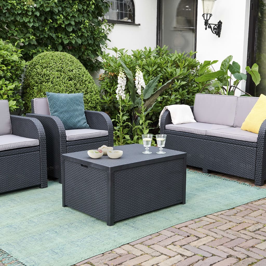 Stolik do przechowywania keter arica grafitowy szary 221044 - number 9.