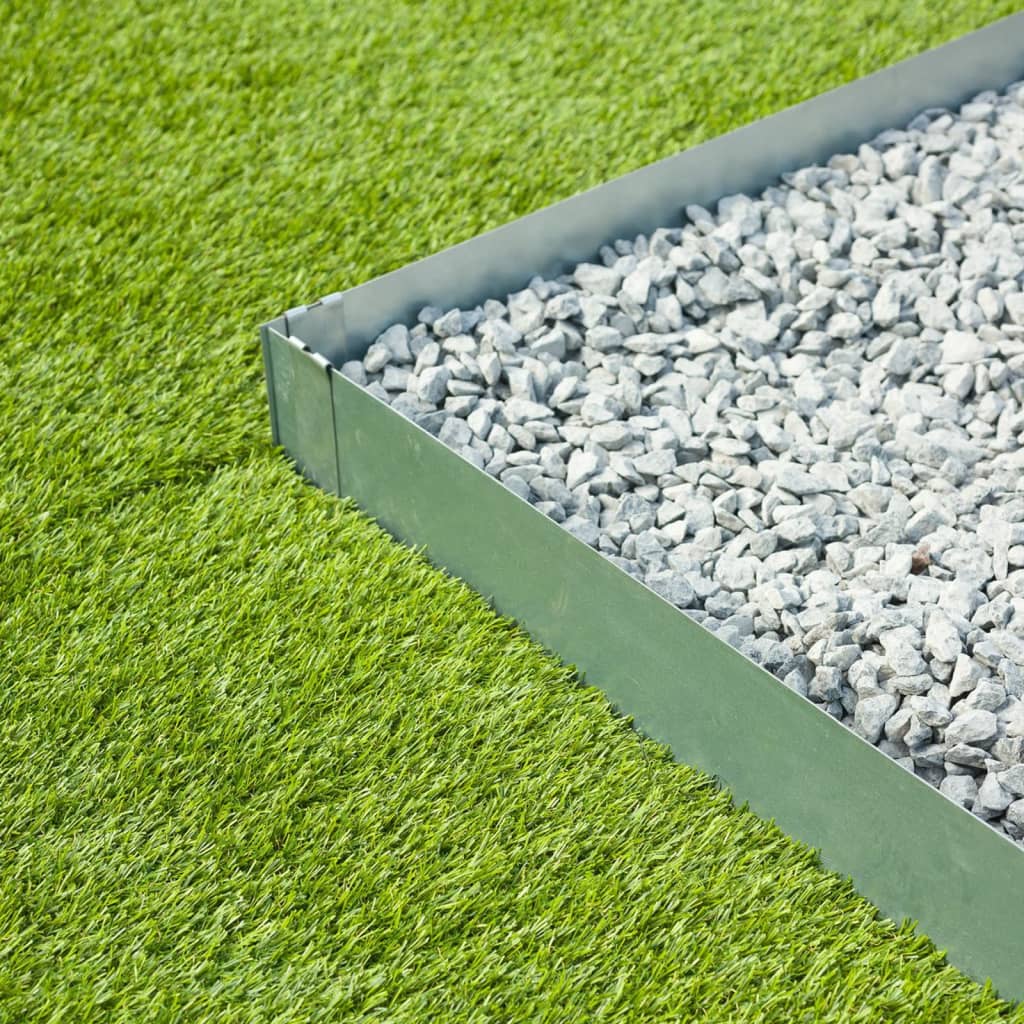 Nature plæneafgrænsninger 3 stk. 91,4x10,2 cm stål - number 3.