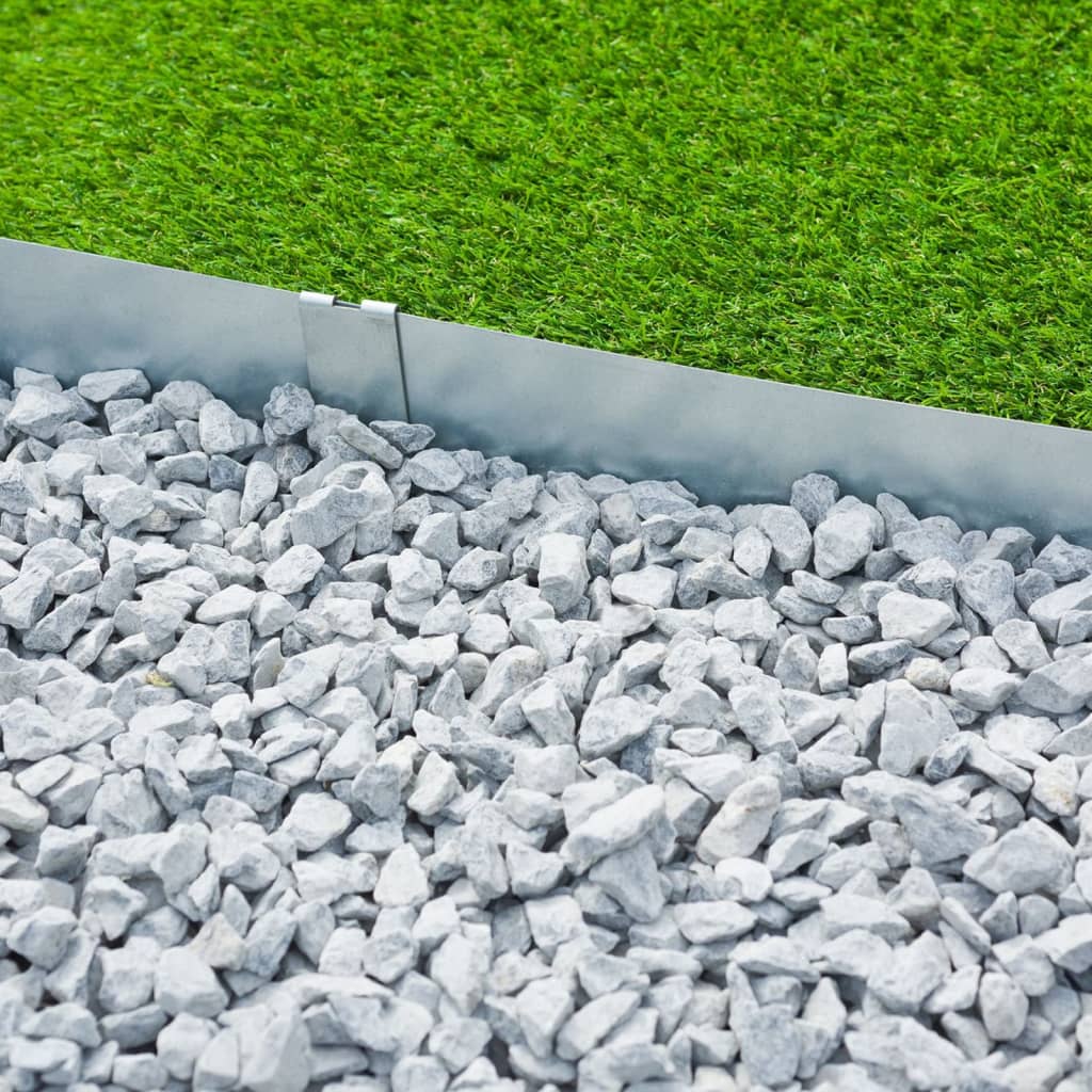 Nature plæneafgrænsninger 3 stk. 91,4x10,2 cm stål - number 4.