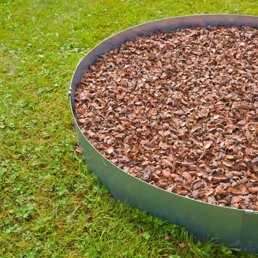 Nature plæneafgrænsninger 3 stk. 91,4x10,2 cm stål - number 7.