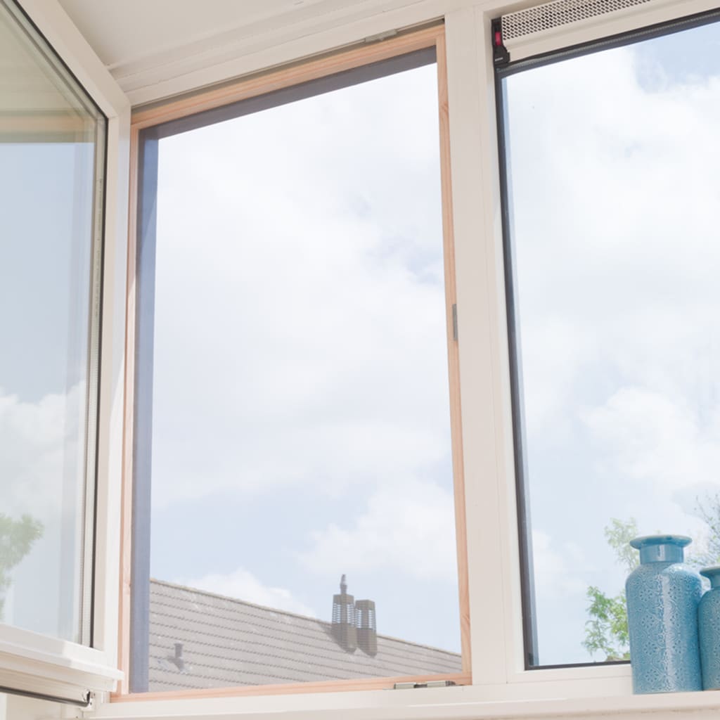 Mreža za komarce prirode i mreža za komarce 1 x 3 m stakloplastika siva - number 4.