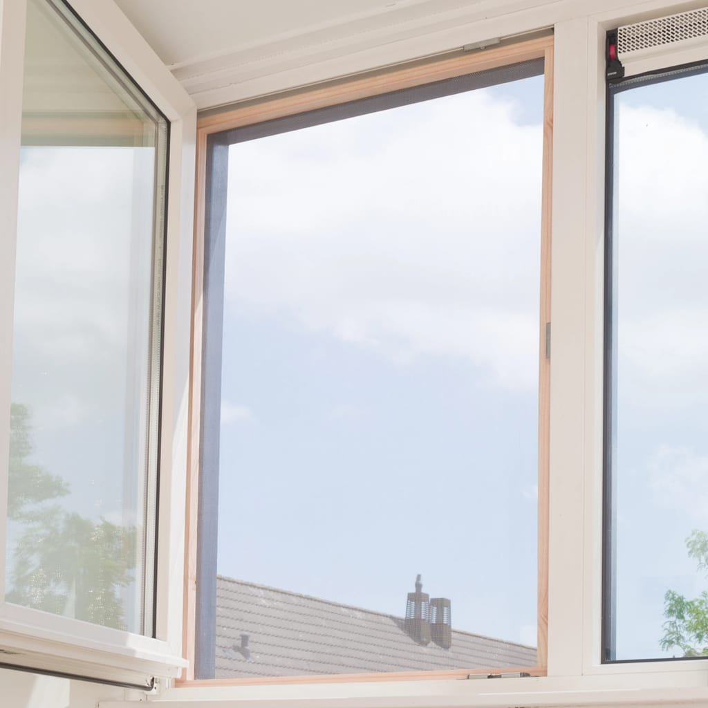 Mreža za komarce prirode i mreža za komarce 1 x 3 m stakloplastika siva - number 5.