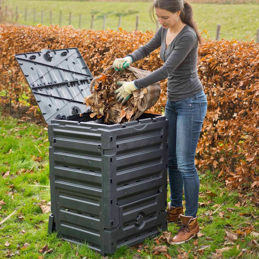 Nature compost bin 300 l black - number 4.