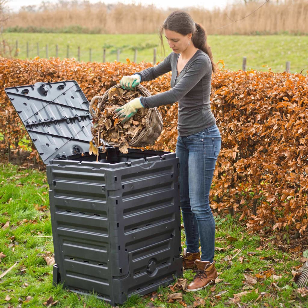 Nature compost bin 300 l black - number 5.