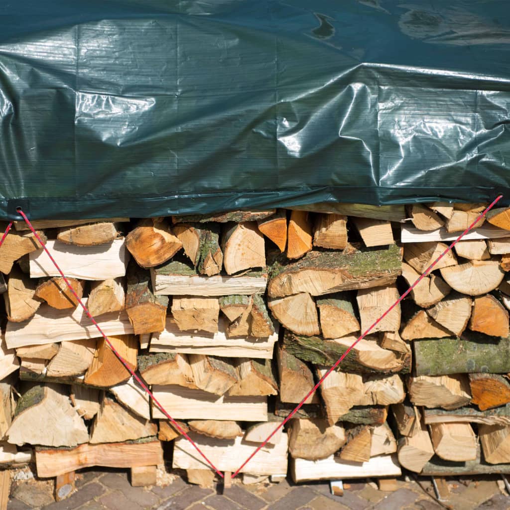 Nature brændeovertræk 1,5x6 m pe grøn - number 6.