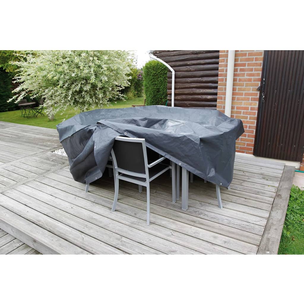 Natur hagemøbeltrekk for runde bord 205x205x90 cm - number 2.