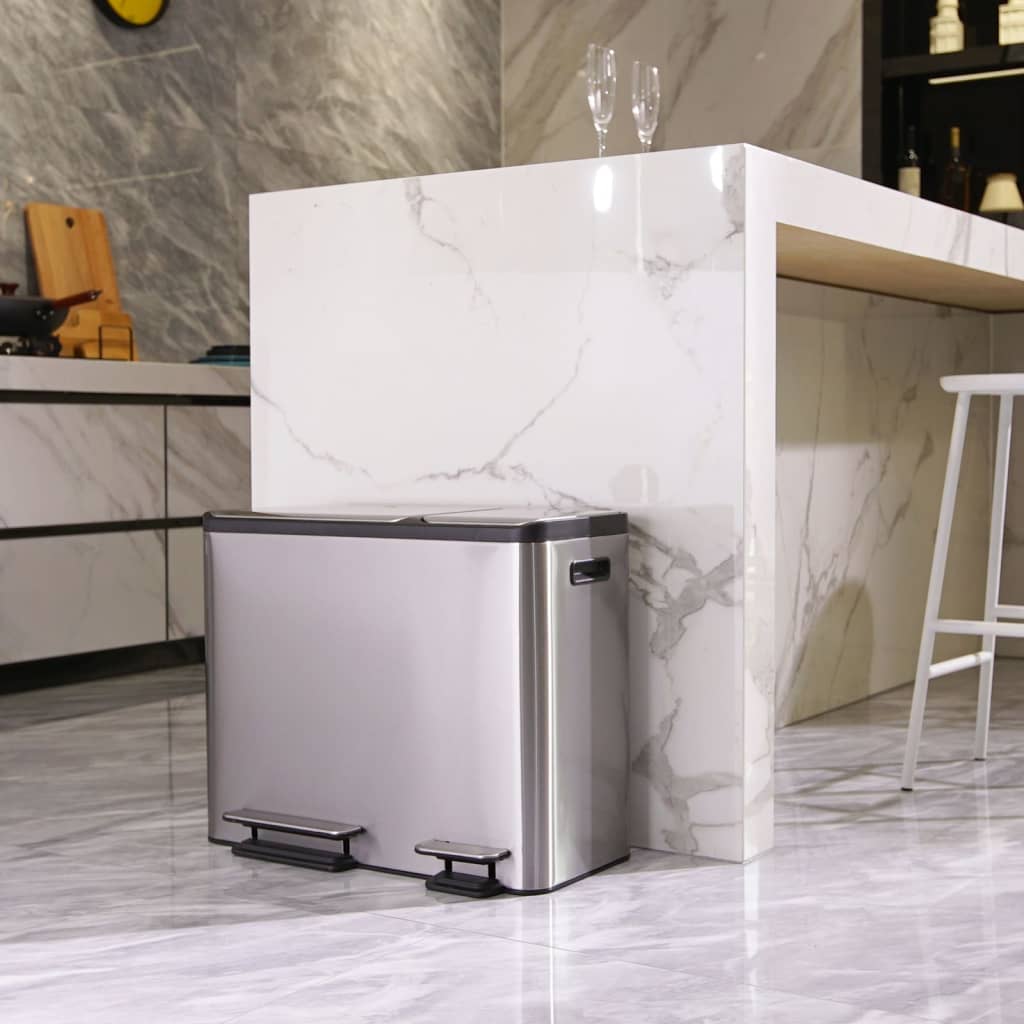 Eko pedala spat ecocasa 30+15 l mat srebrna - number 10.