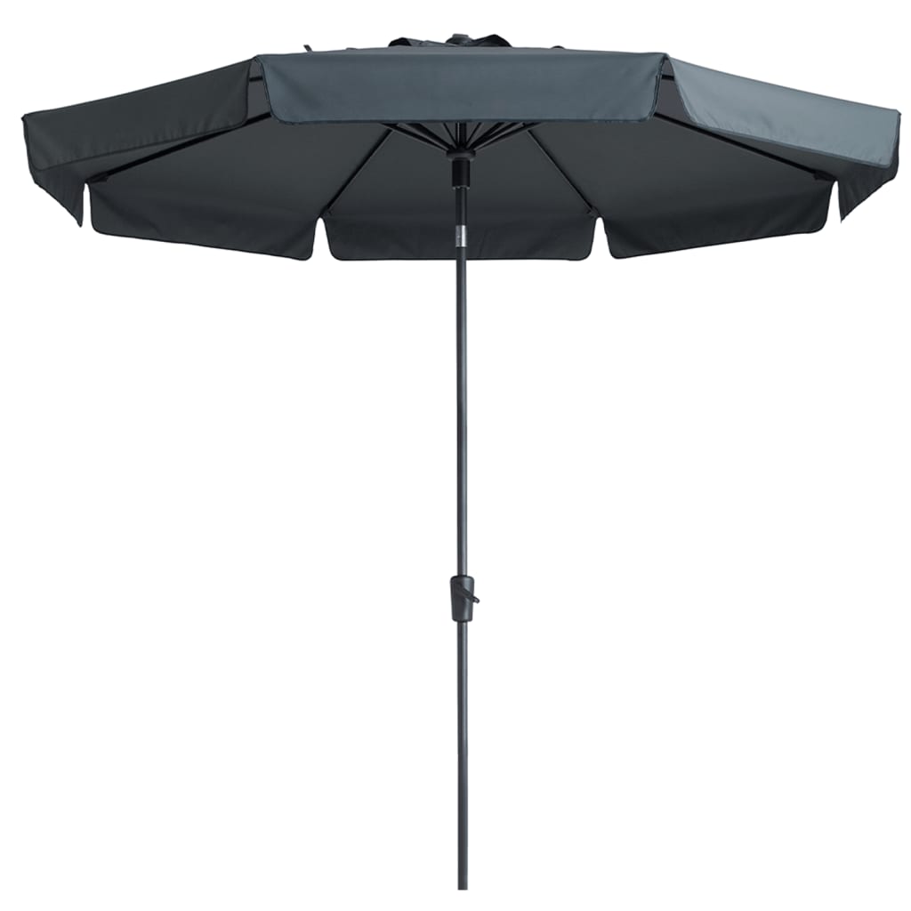 Madison parasol flores luxe 300 cm rund - grå, 1 - number 1.