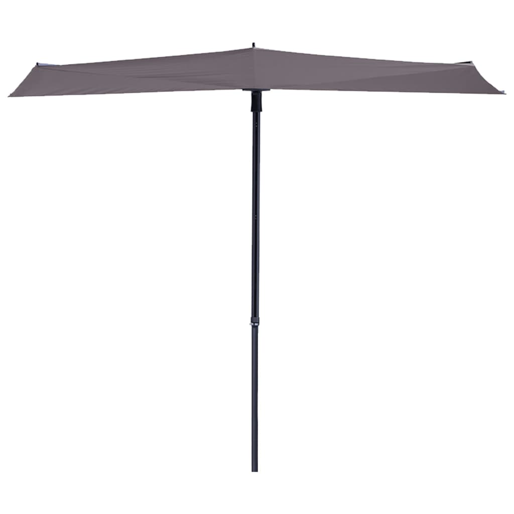 Madison balcony parasol sun wave 270x150 cm pac3p015 - grey-brown, 1 - number 1.