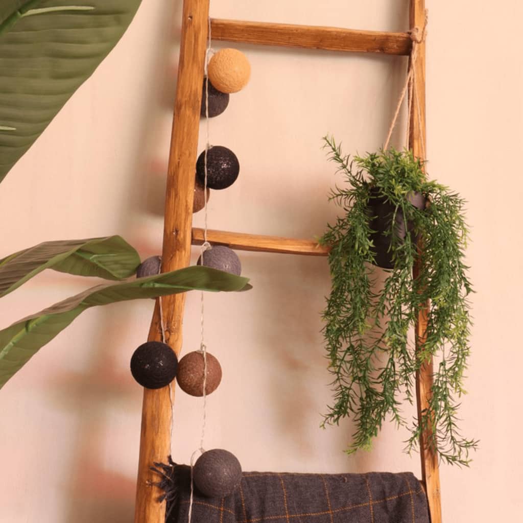 Emerald kunstig hængende aspargesbusk i potte 50 cm - number 1.