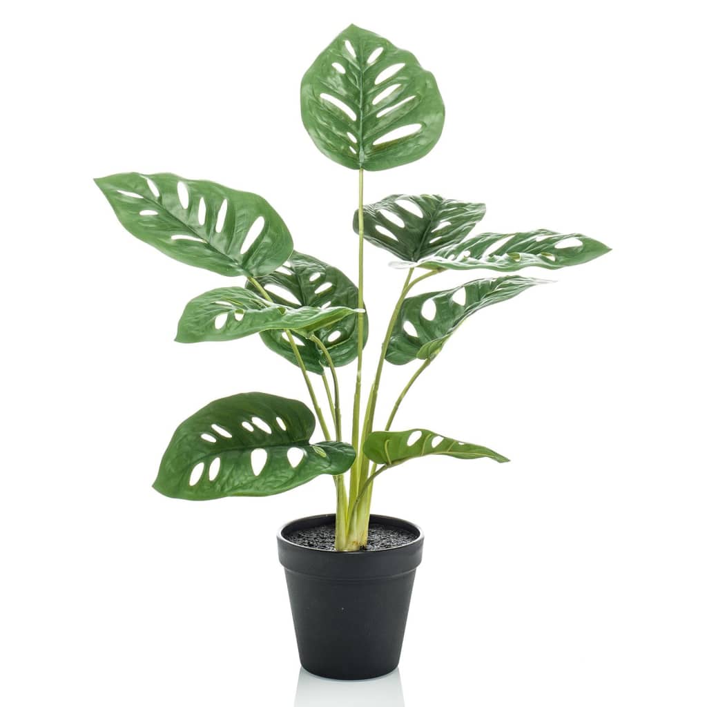 Emerald artificial monstera in pot monkey 43 cm - number 2.