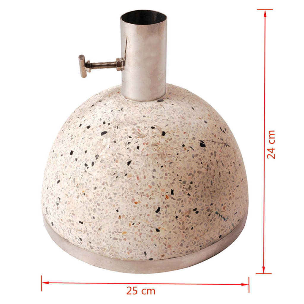 Esschert design nožica za suncobran s pv09, 11,5 kg, bijela - number 3.