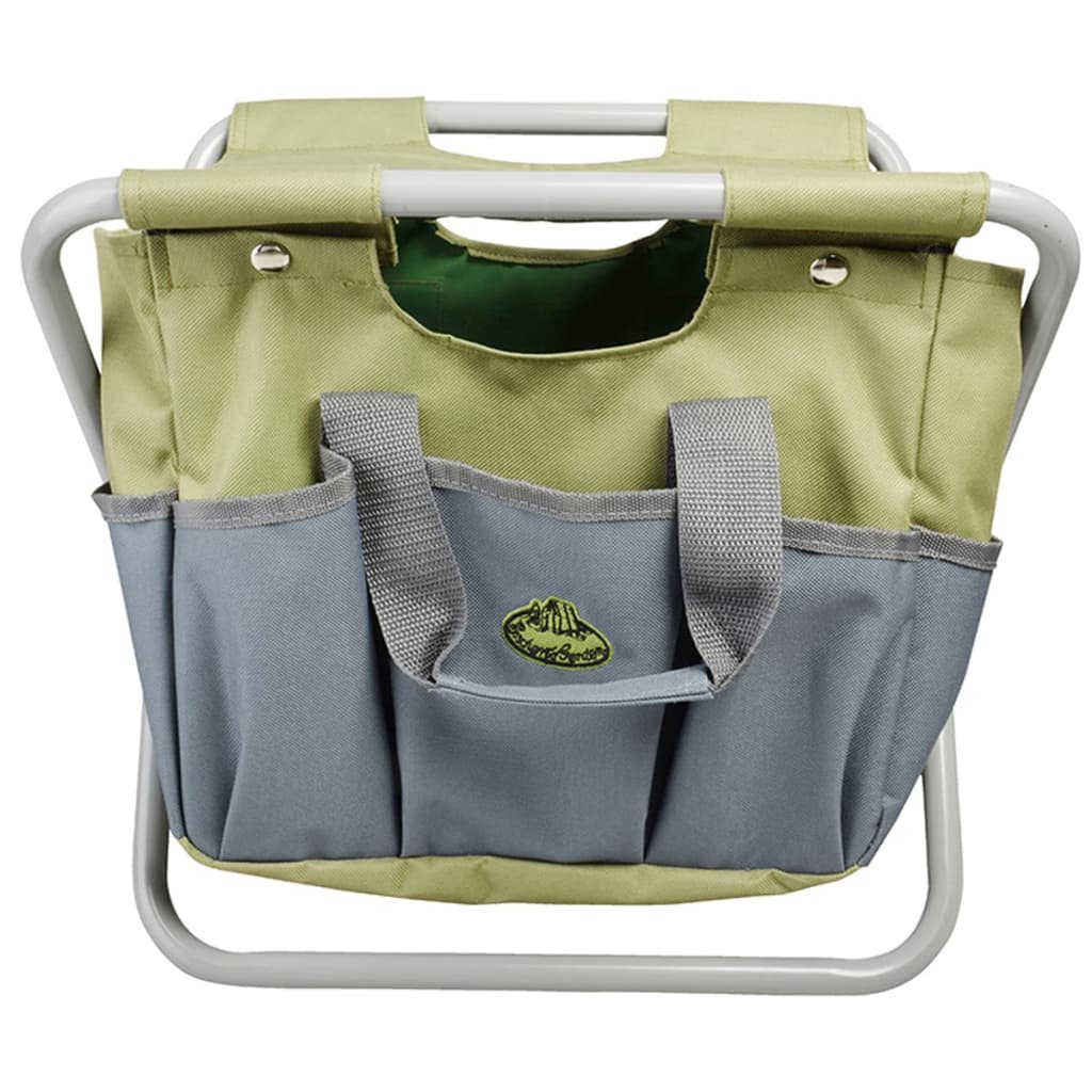 Esschert design garden tool bag and stool gray gt85 - number 2.