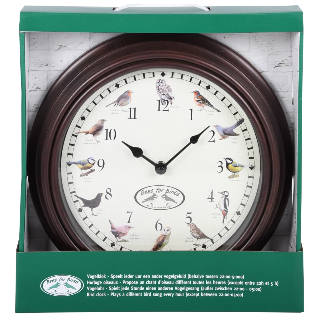 Horloge design esschert avec sons d'oiseaux - number 2.