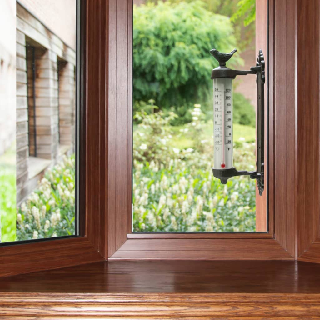 Esschert design vægtermometer brun støbejern br20 - number 1.