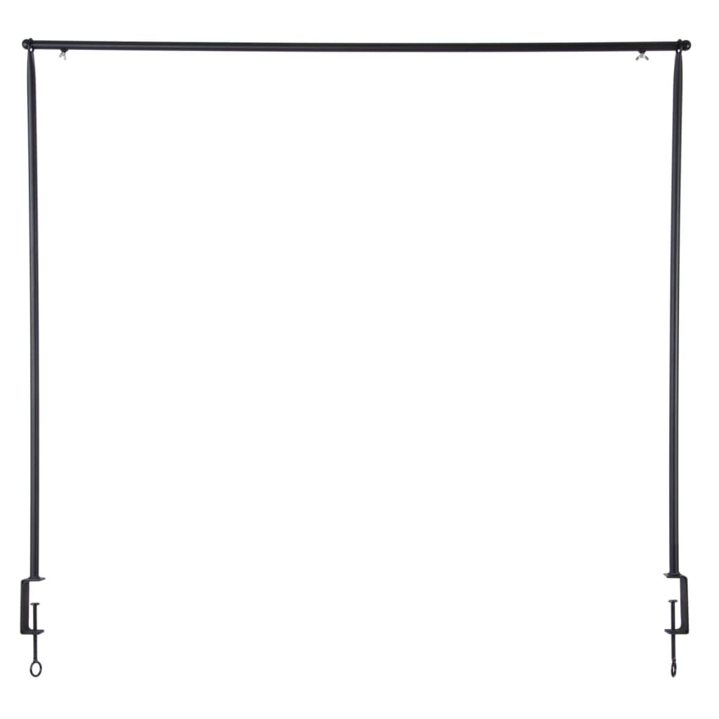 Esschert design decorative table bar with clamp black - number 2.