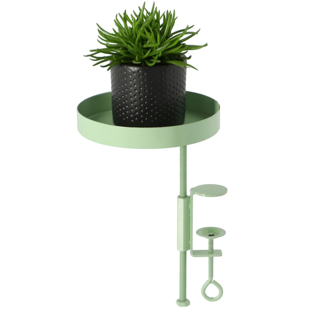 Bac à plantes avec pince design esschert taille s rond vert - number 3.