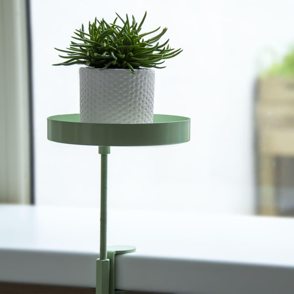 Bac à plantes avec pince design esschert taille s rond vert - number 7.