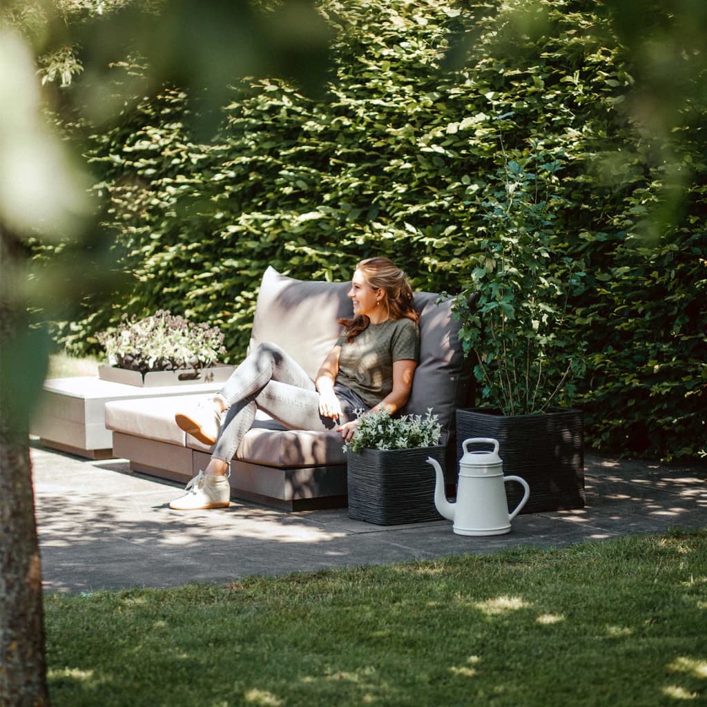 Capi biljna kutija priroda rebra kvadratna kblr903 - crna, 40 x 40 cm, 1, ooo 1 - number 7.