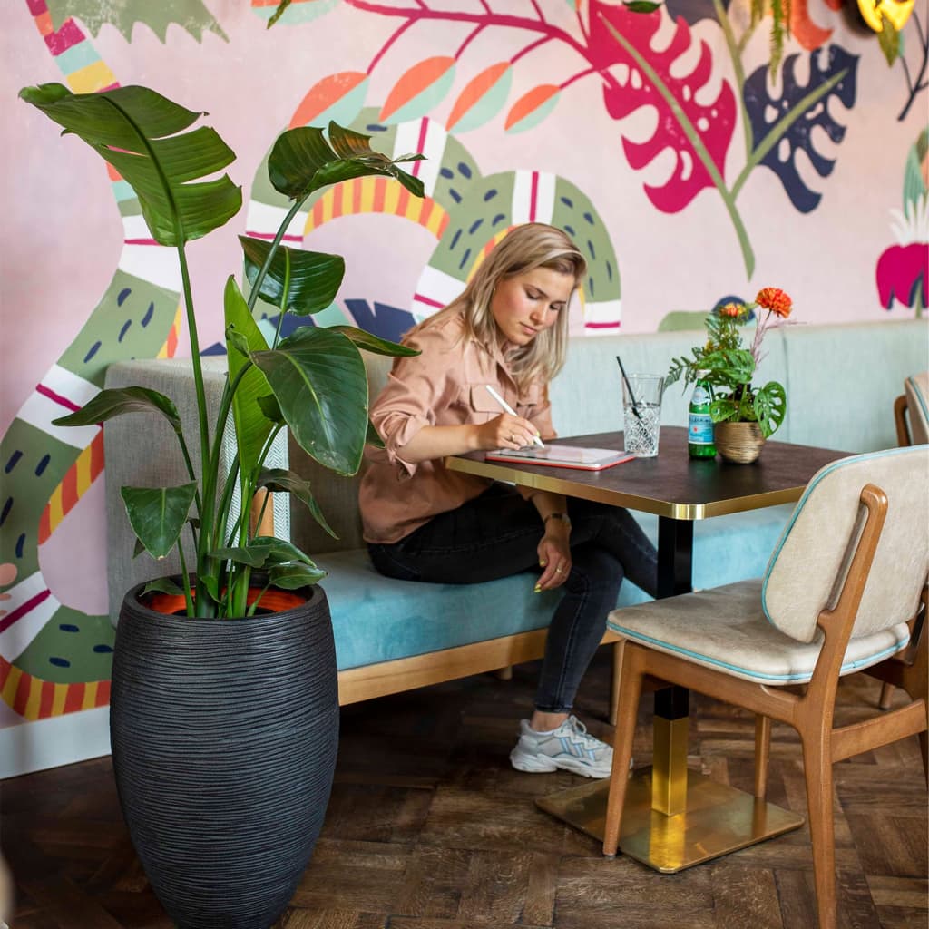 Capi krukke nature rib elegant deluxe 40x60 cm sort kblr1131 - number 10.