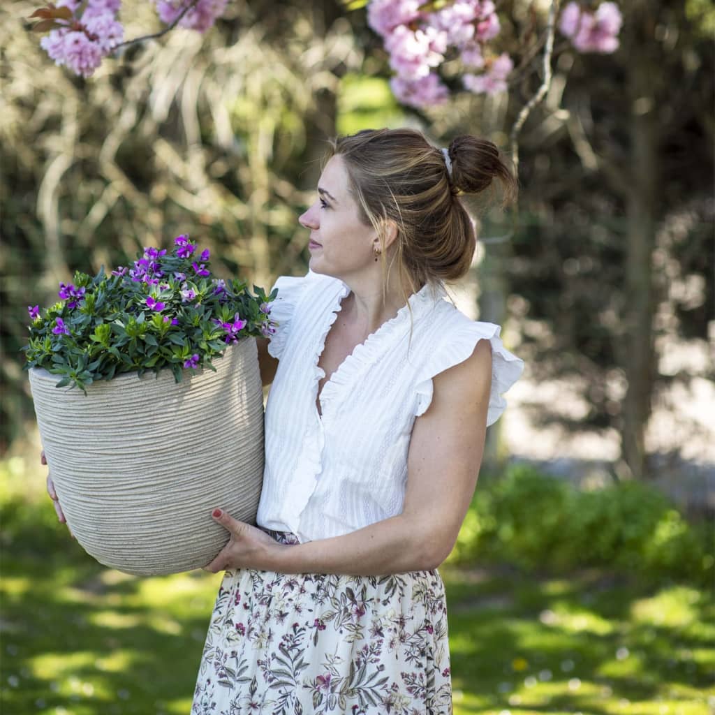 Capi plantekrukke waste rib 35x34 cm beige - number 5.