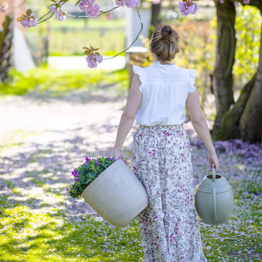 Capi plantekrukke waste rib 35x34 cm beige - number 9.