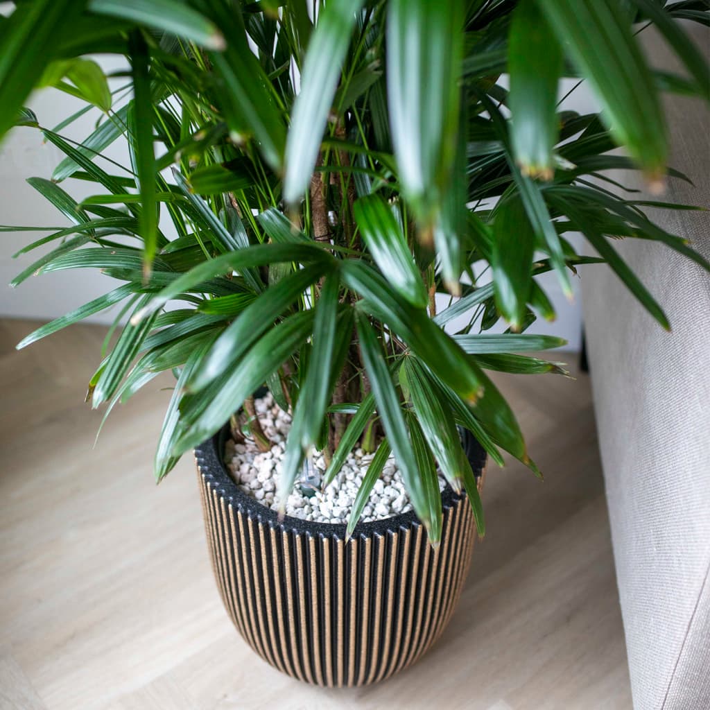 Capi jar groove 35x34 cm black and gold - black and gold, ø 35 x 34 cm, 1 - number 12.