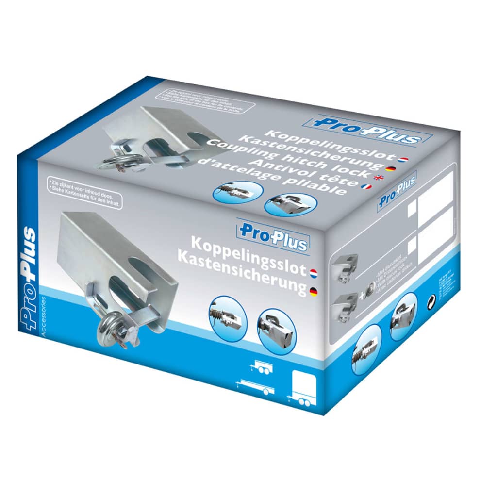 Proplus koblingslås med lås 110x110 mm 341325s - number 8.