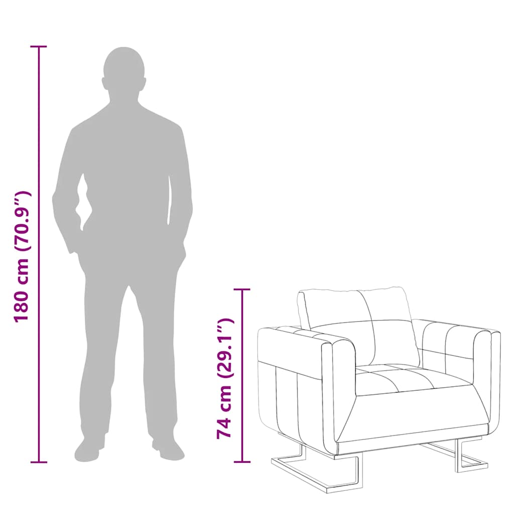 Lænestol med kromfødder kunstlæder hvid - number 6.