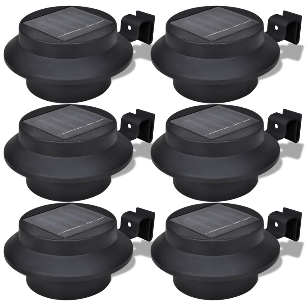 Solar lamps for fences or gutters 6 pcs. black - number 2.