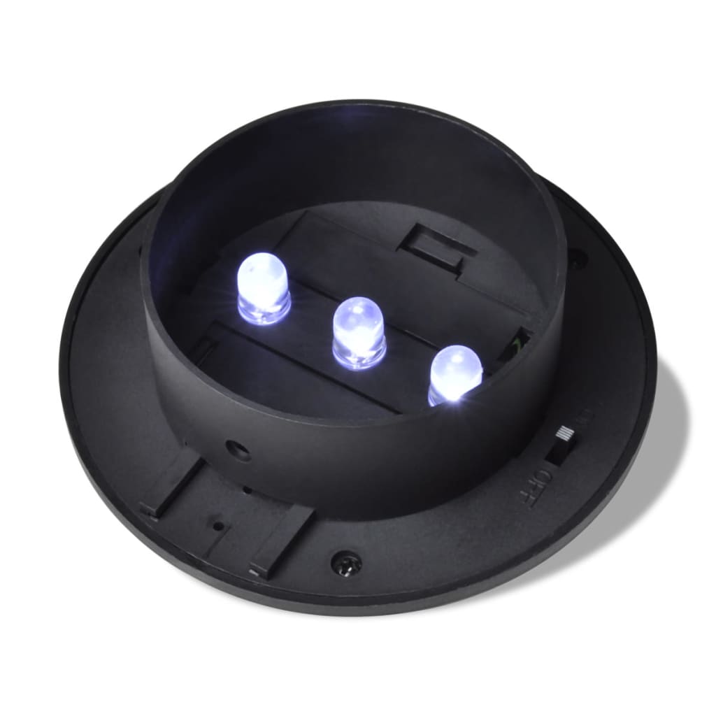 Solar lamps for fences or gutters 6 pcs. black - number 6.