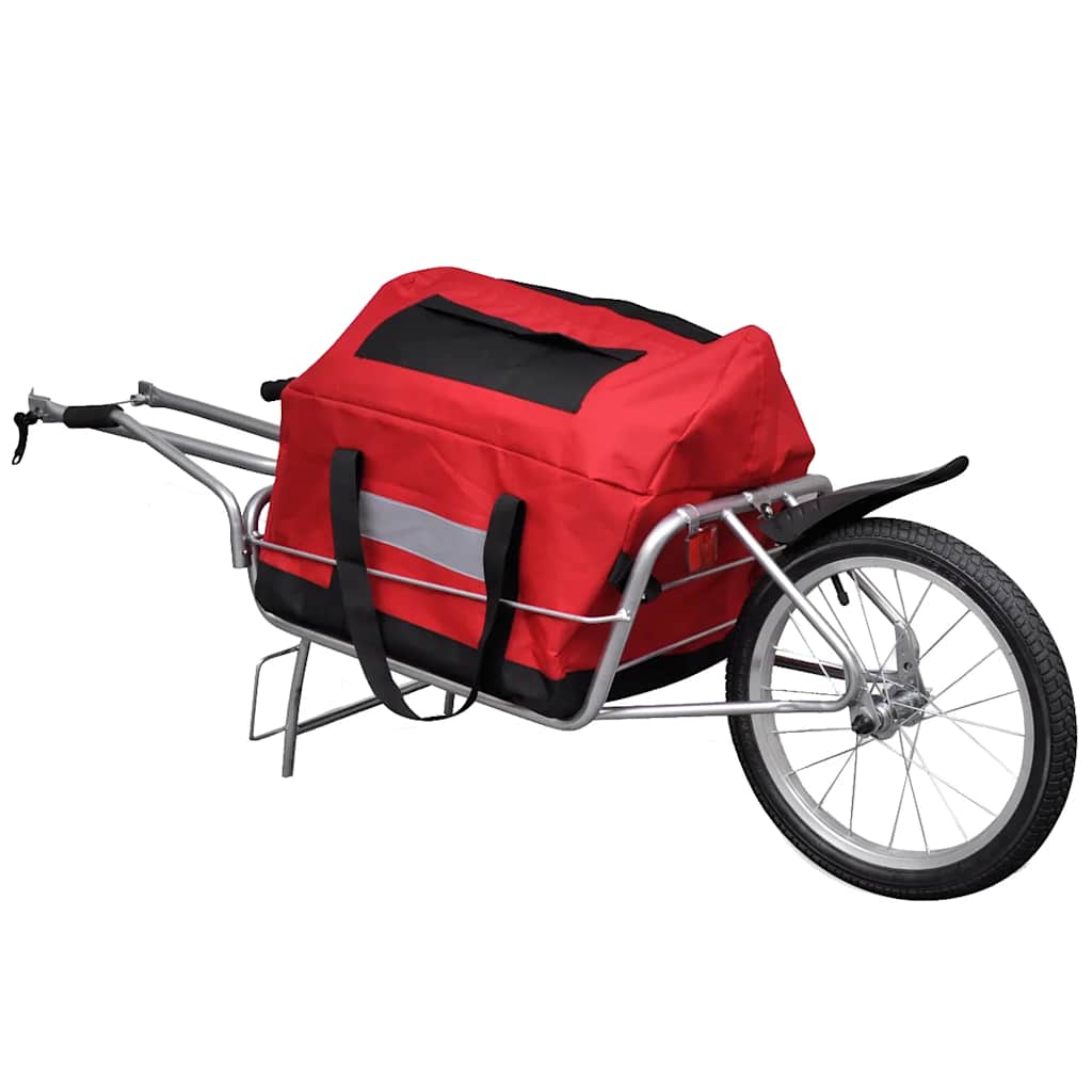 Ethjulet cykelanhænger med opbevaringstaske - number 2.