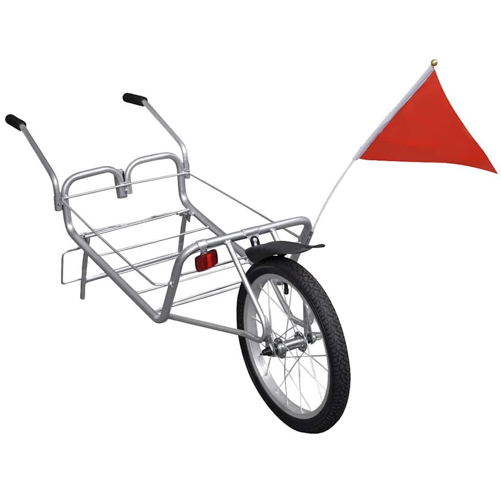 Ethjulet cykelanhænger med opbevaringstaske - number 8.