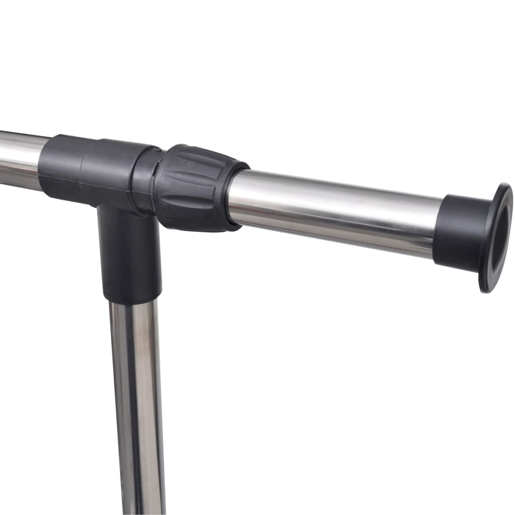 Podesive police za odjeću 2 kom. 1 šipka za vješalice - number 5.