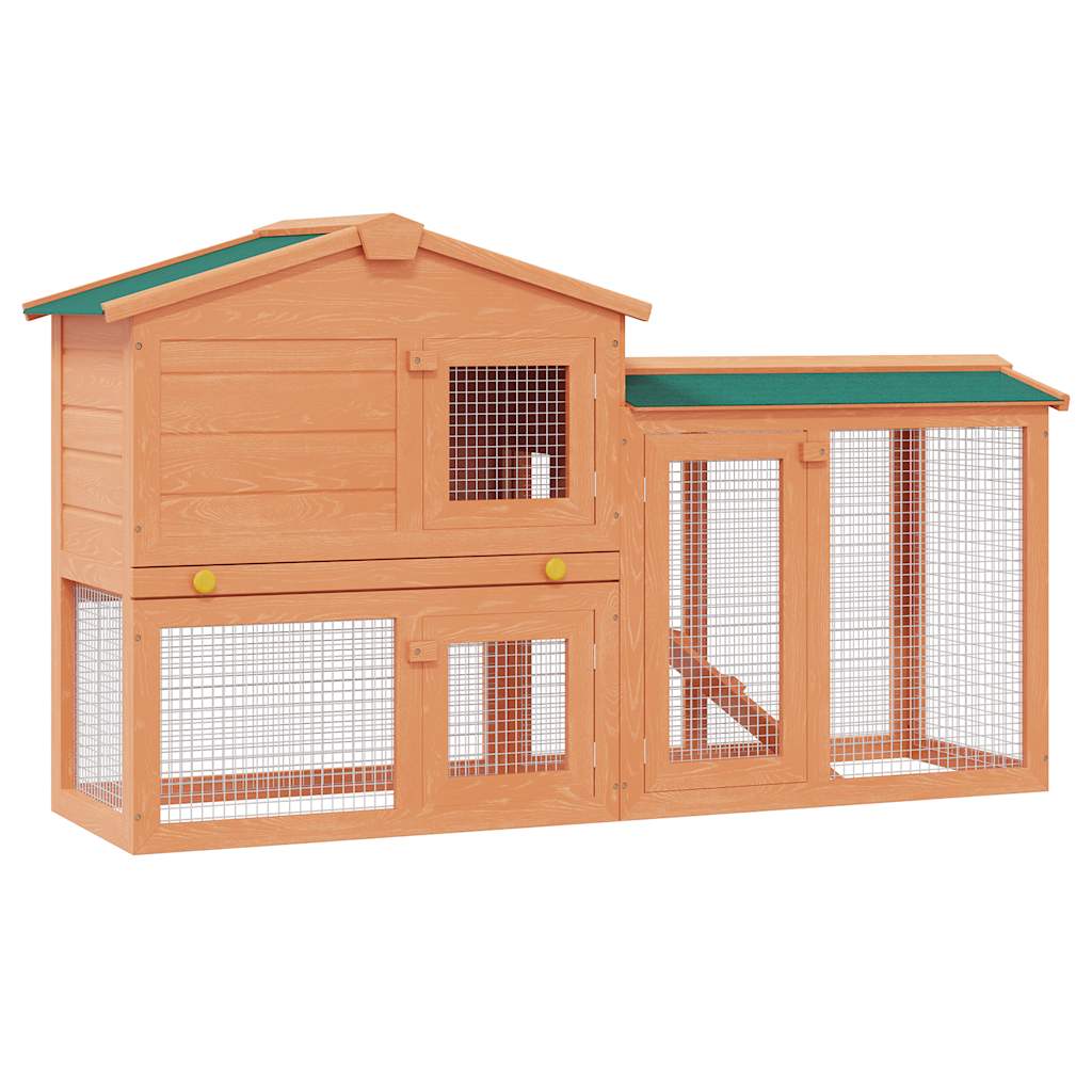 Grande cage d'extérieur en bois pour petits animaux - number 1.