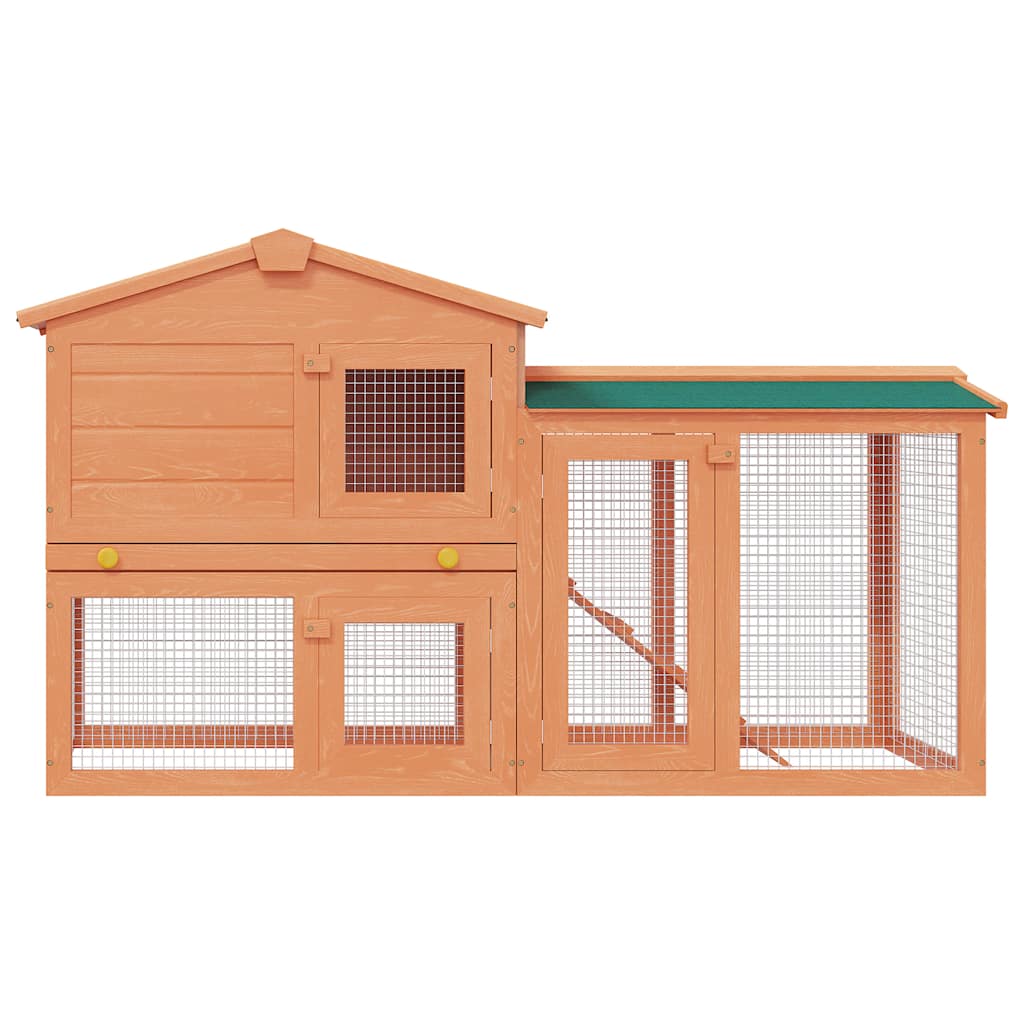 Grande cage d'extérieur en bois pour petits animaux - number 2.